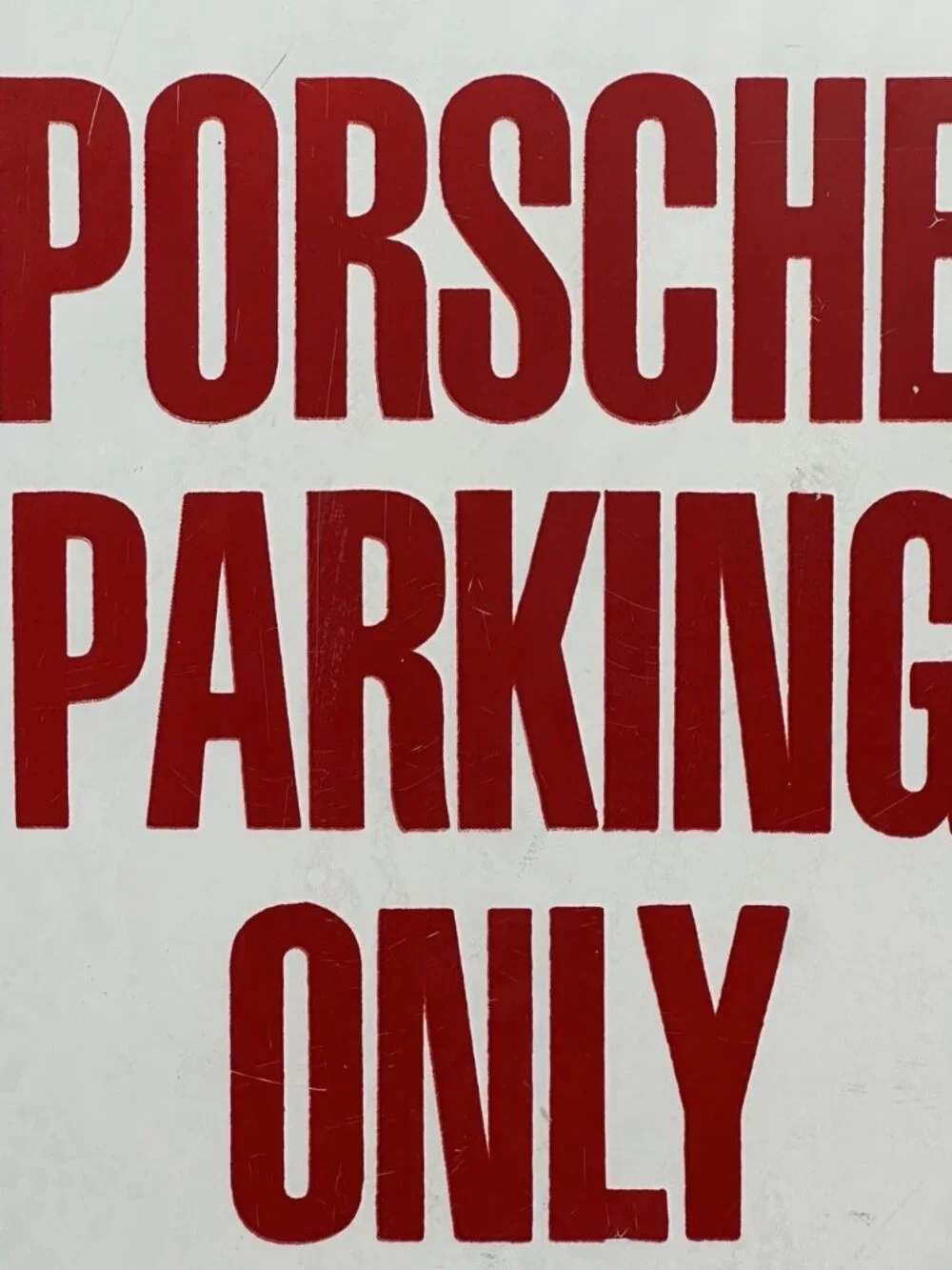 Porsche Parking Only Metal Sign 12x8 Garage Wall Decor Man Cave Porsche Gift